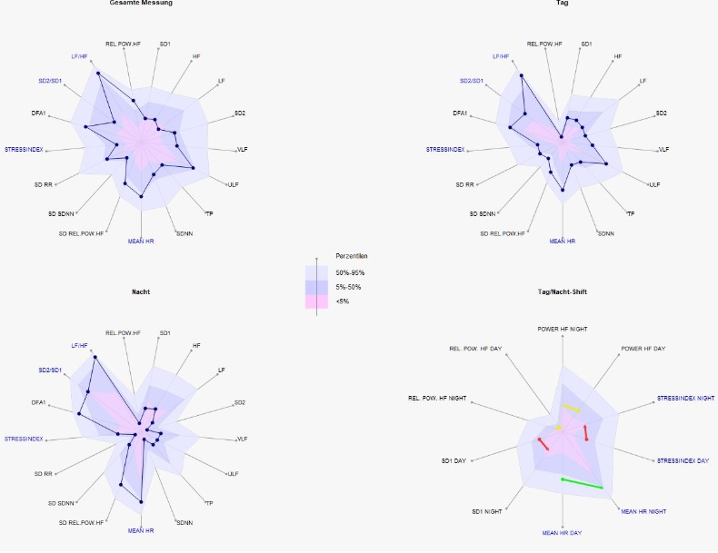 Spiderweb-Diagramme